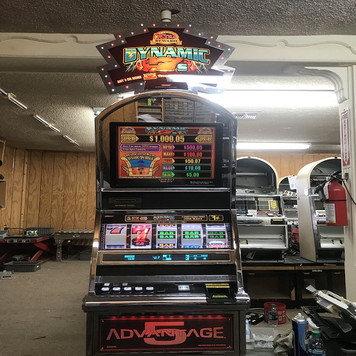 vibrant 7's slot machine for sale